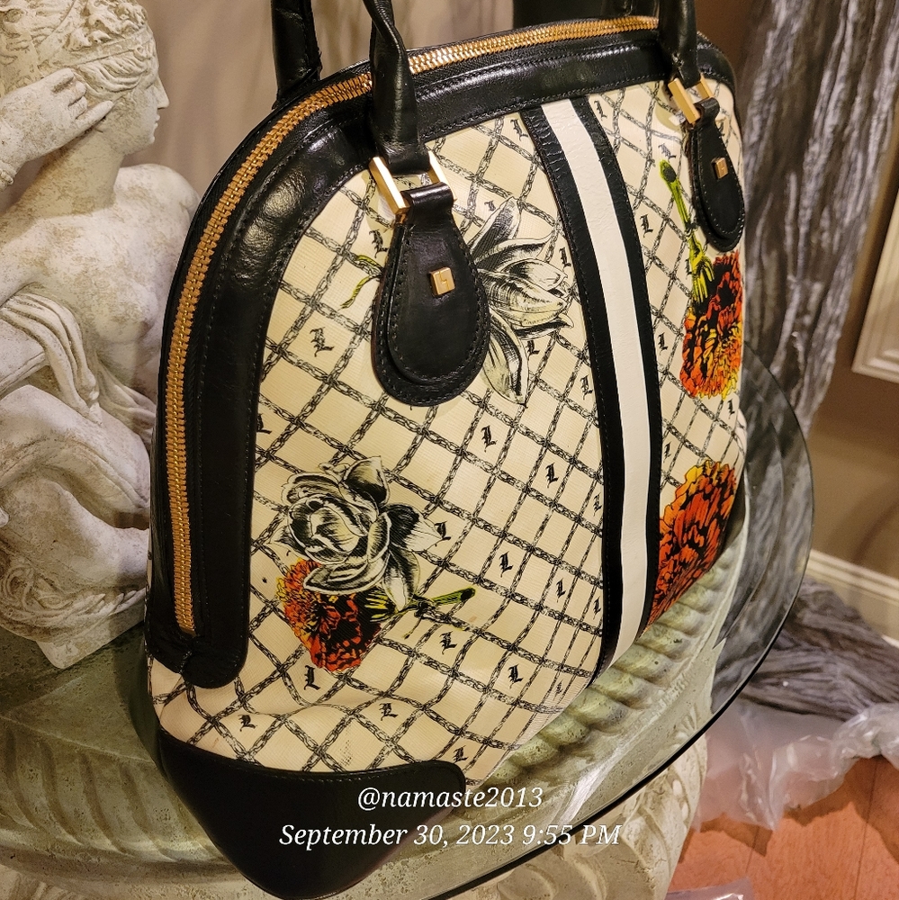 L.A.M.B. by Gwen Stefani Marigold Kingston Cambridge Shoulder Bag Luxury #532 - Picture 9 of 15